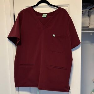 Garde-Malade scrub set BURGUNDY 2XL Tall